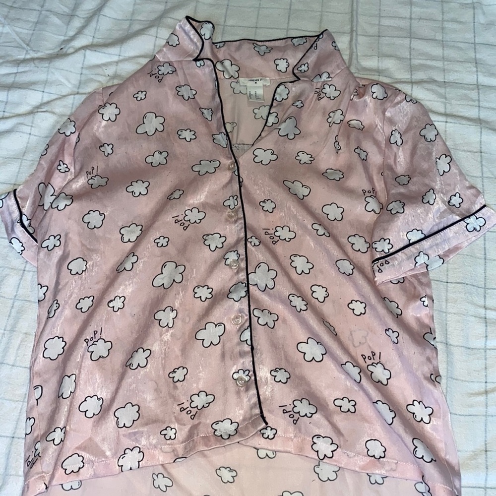 Pink Pajama Top.